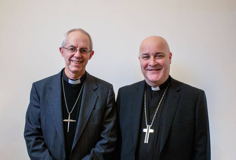 The Archbishop of Canterbury and the Archbishop of York Designate together in December 2019